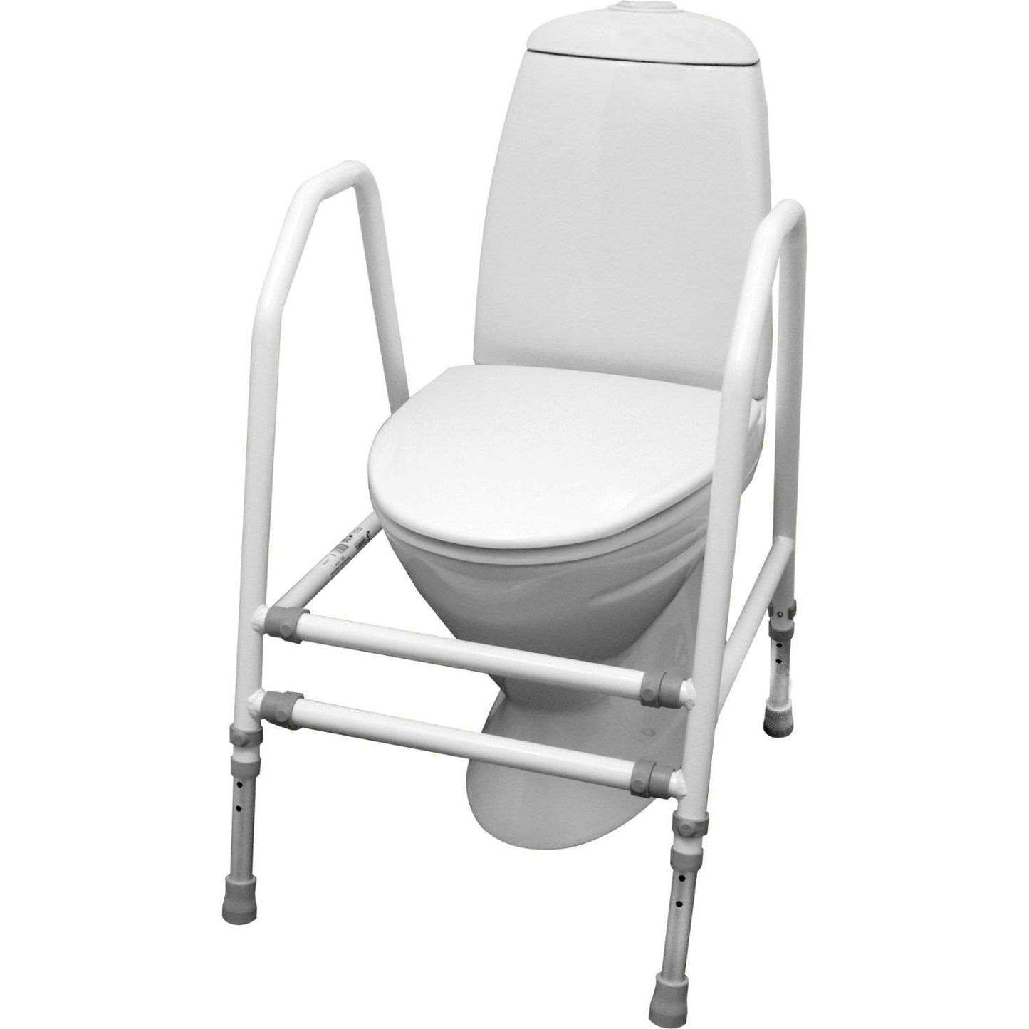 Freistehende Stütze für Toilette oder Bidet - breiten & höhenverstellbar, bis 150 kg