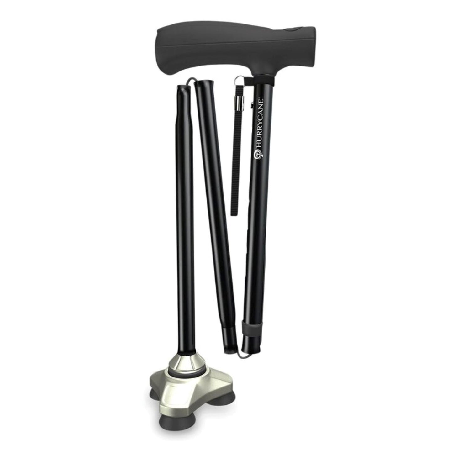 Drive Medical Gehstock Hurrycane, purpur – faltbar, sicher & stilvoll