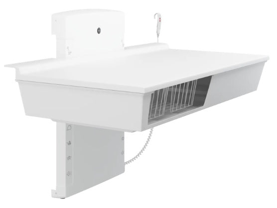 Pressalit Care Wickeltisch R8662000 / R8663000, elektr. verstellbar bis Bodennähe!, 1400 mm /1800 mm, 75 kg Last