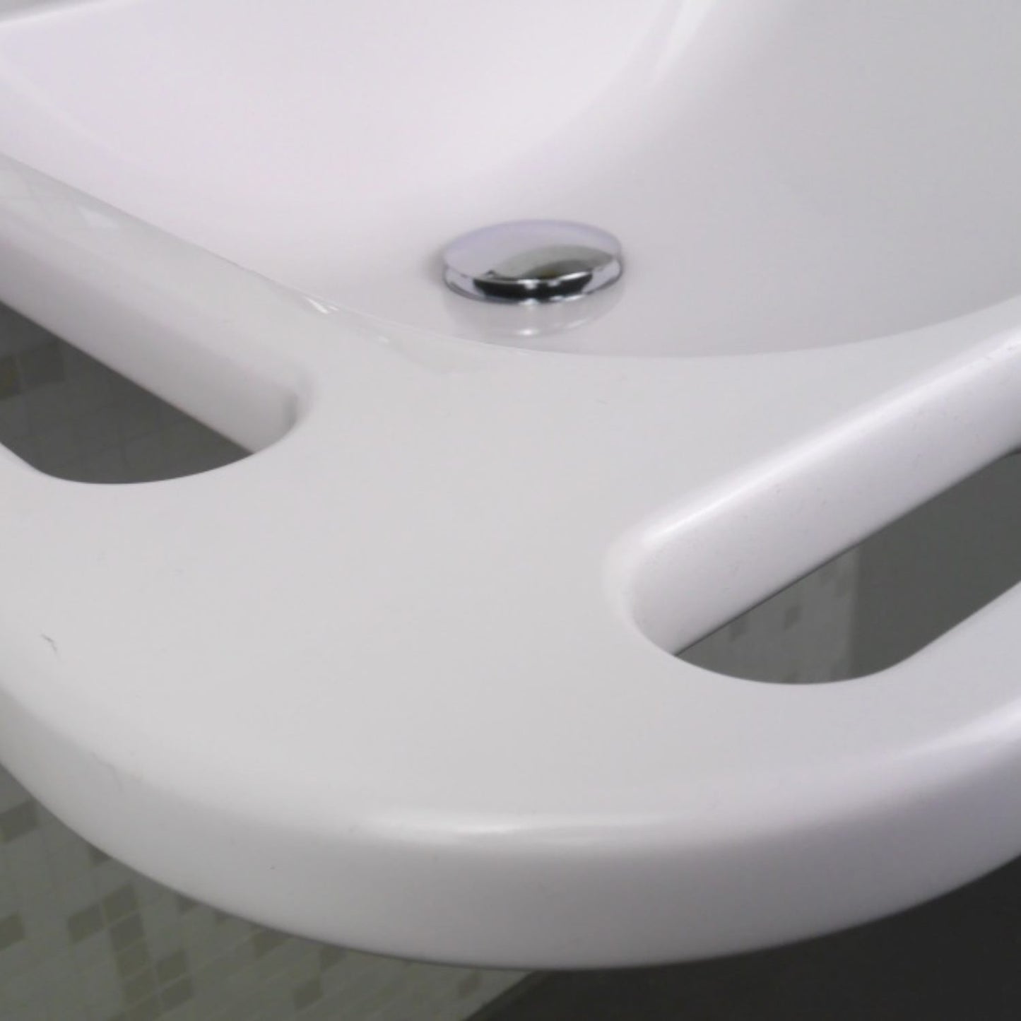 KIBOMED GTM602 – barrierefreies Waschbecken für Senioren & Rollstuhlfahrer, 600x555 mm