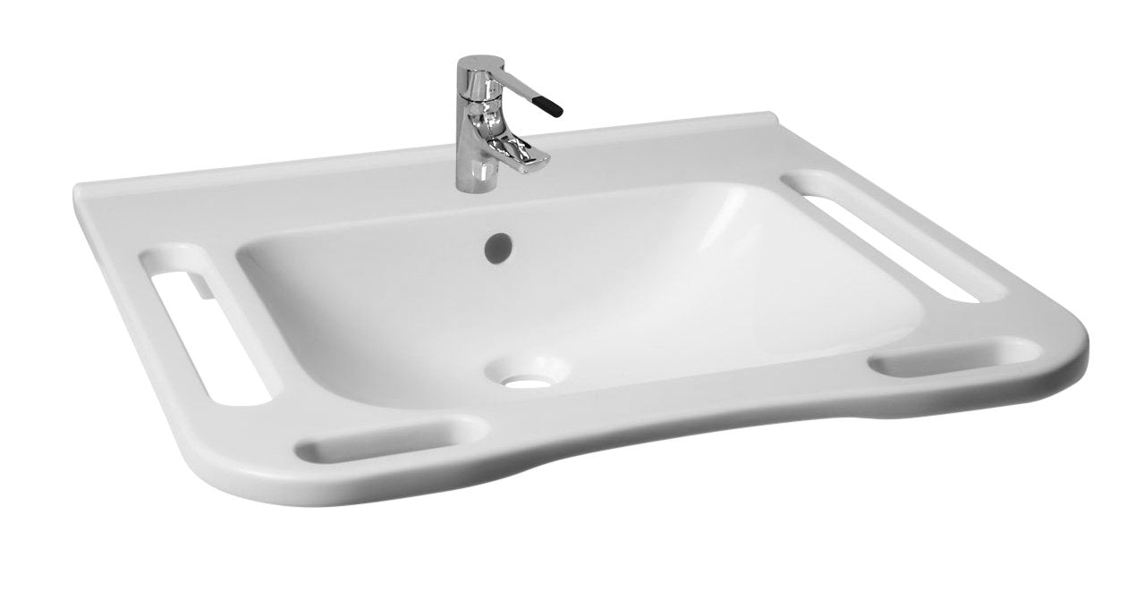 KIBOMED GTM602 - Waschbecken Senioren und Rollstuhlfahrer, 600x555 mm