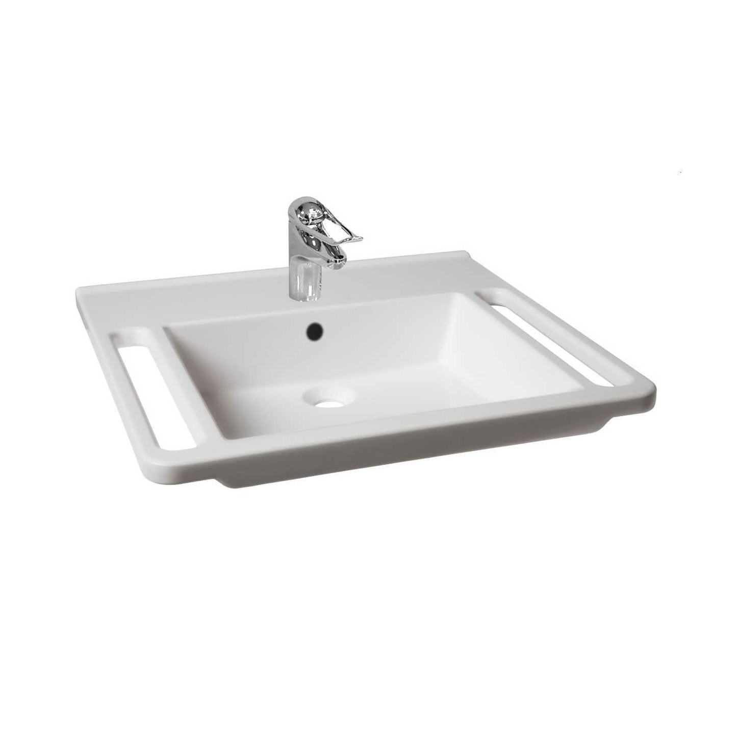 KIBOMED GTM601 - Waschbecken Senioren und Rollstuhlfahrer, 600x555 mm