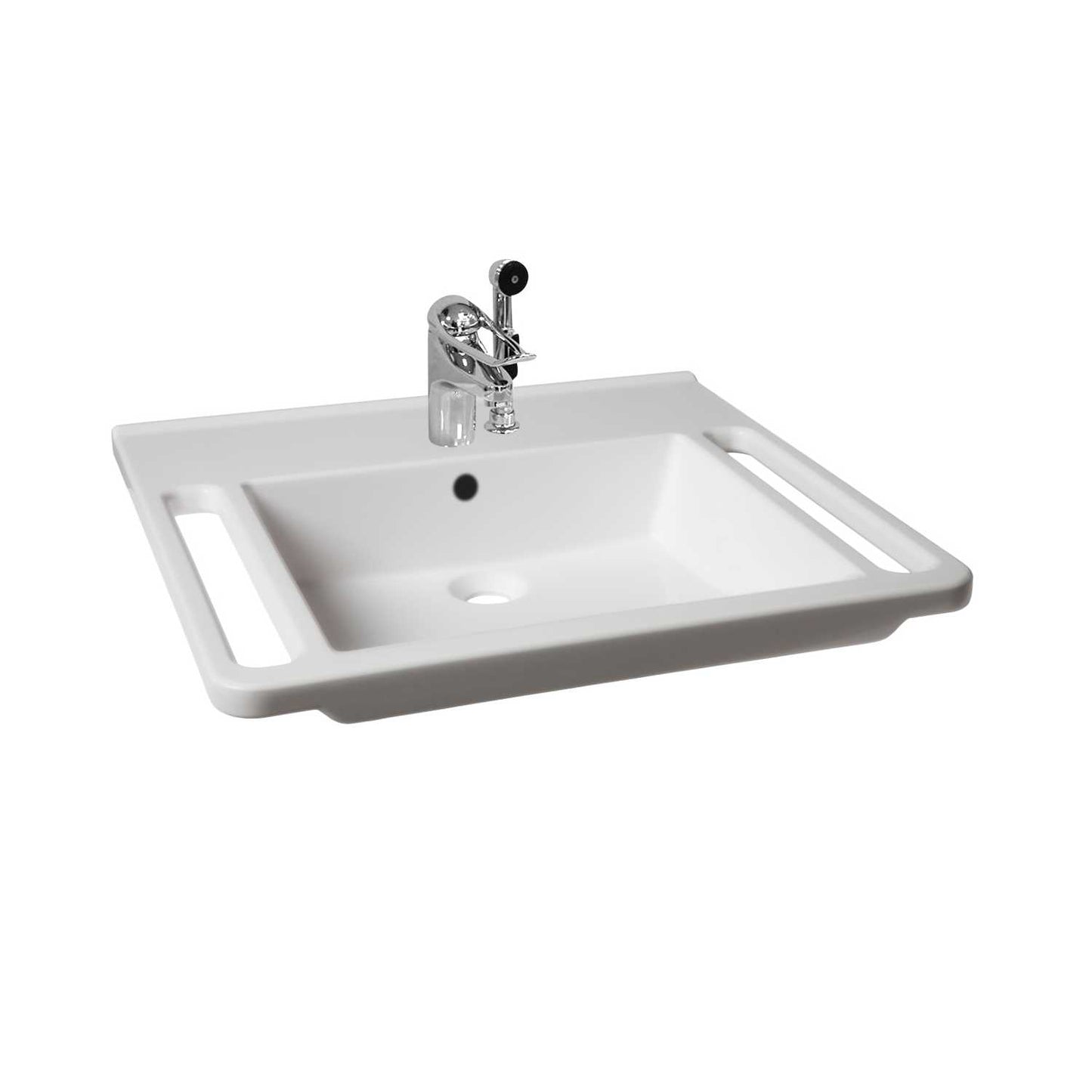 KIBOMED GTM601 - Waschbecken Senioren und Rollstuhlfahrer, 600x555 mm