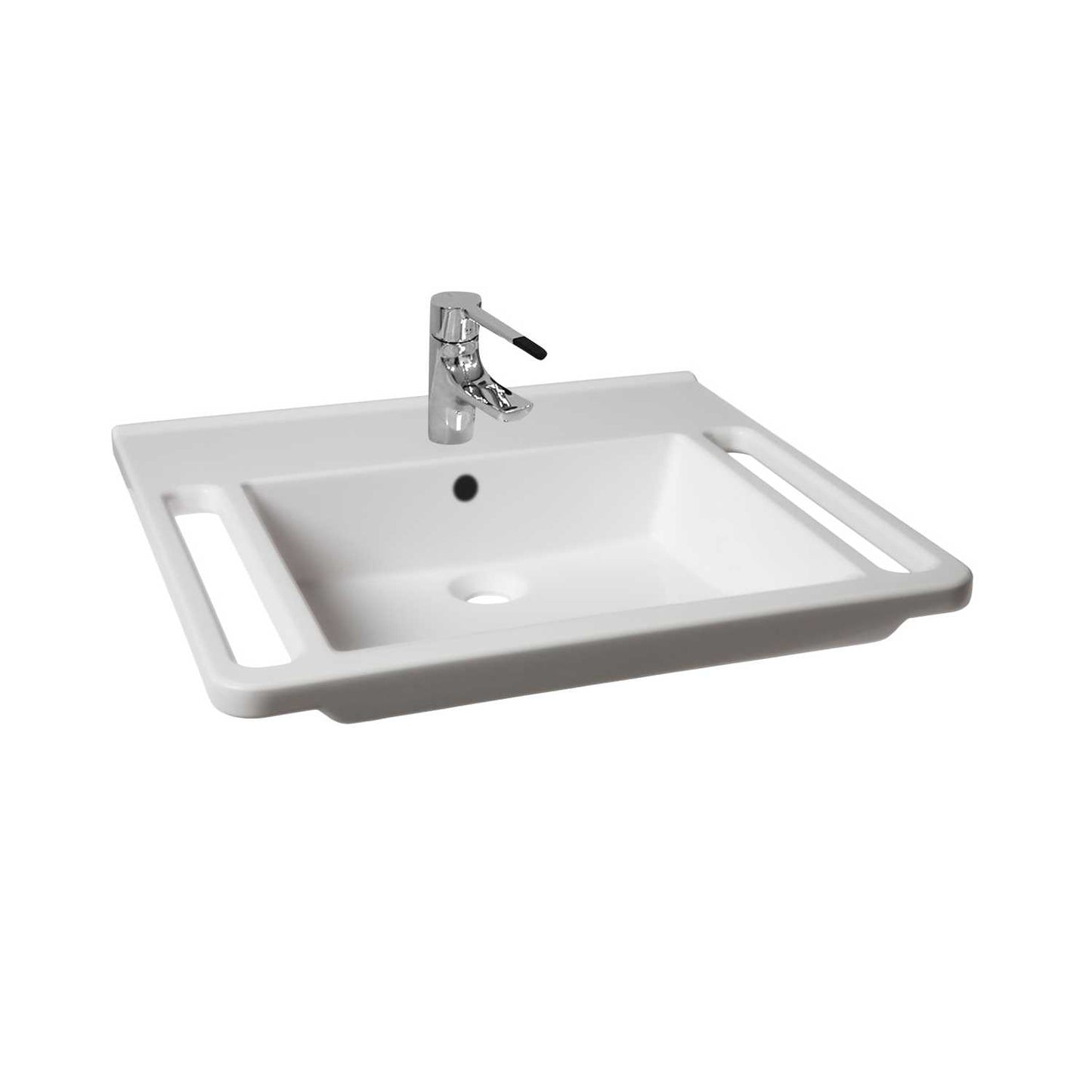 KIBOMED GTM601 - Waschbecken Senioren und Rollstuhlfahrer, 600x555 mm