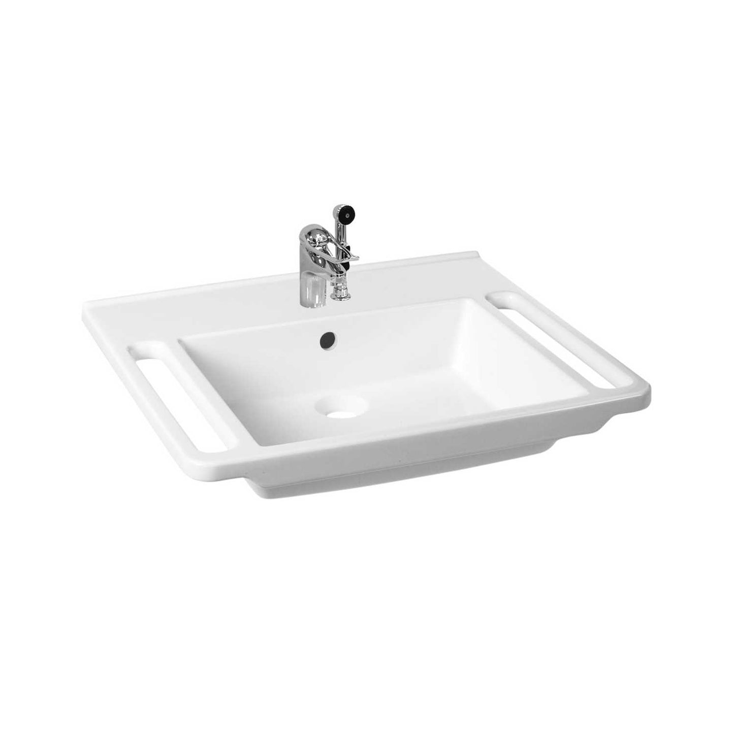 Kibomed GTM603 – unterfahrbares Waschbecken, barrierefrei für Rollstuhl & Senioren, 600x555 mm