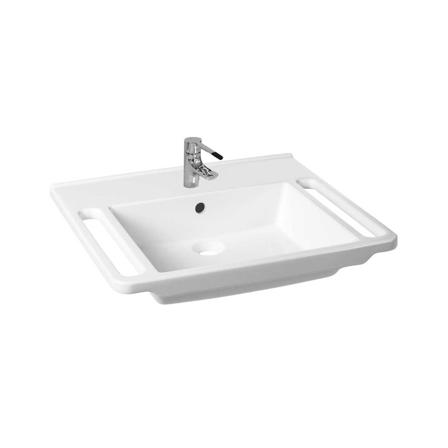 Kibomed GTM603 – unterfahrbares Waschbecken, barrierefrei für Rollstuhl & Senioren, 600x555 mm