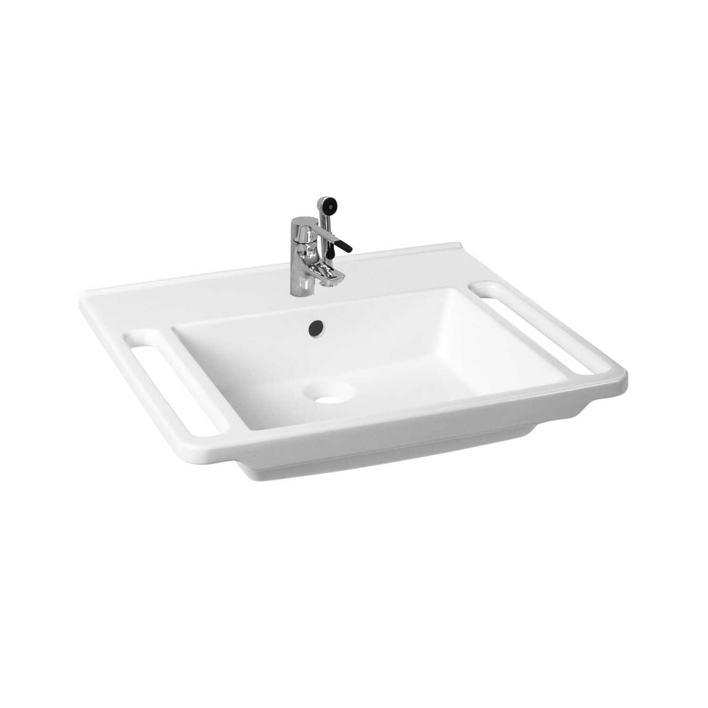 Kibomed GTM603 – unterfahrbares Waschbecken, barrierefrei für Rollstuhl & Senioren, 600x555 mm