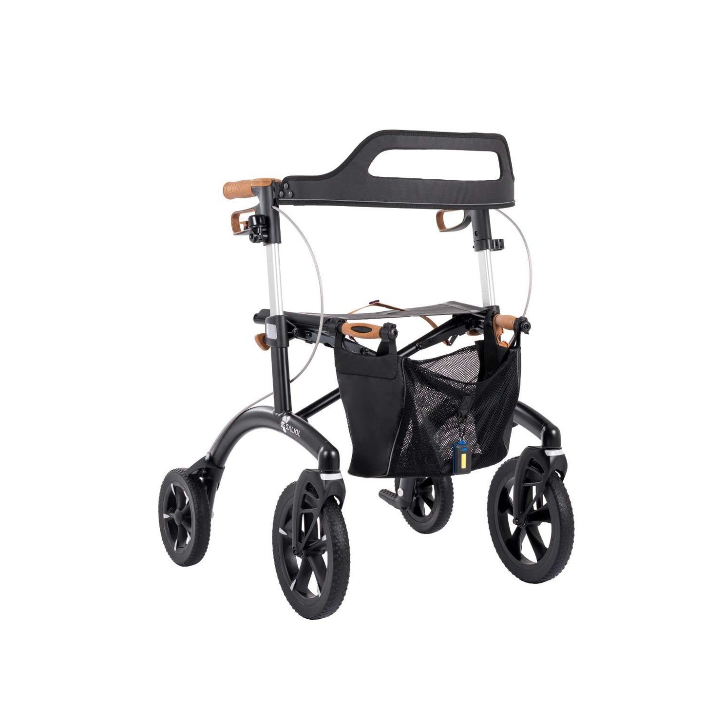 Saljol Allround Rollator AR54 Leichtgewicht mit Vollausstattung - (HMV: 10.50.04.1261) / Sitzhöhe 54 cm