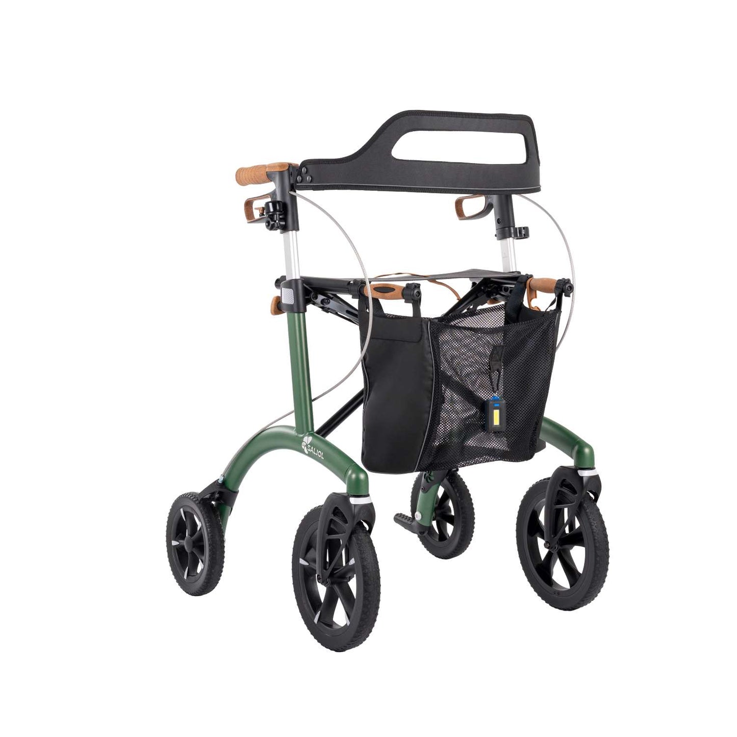 Saljol Allround Rollator AR62 Leichtgewicht mit Vollausstattung - (HMV: 10.50.04.1261) / Sitzhöhe 62 cm