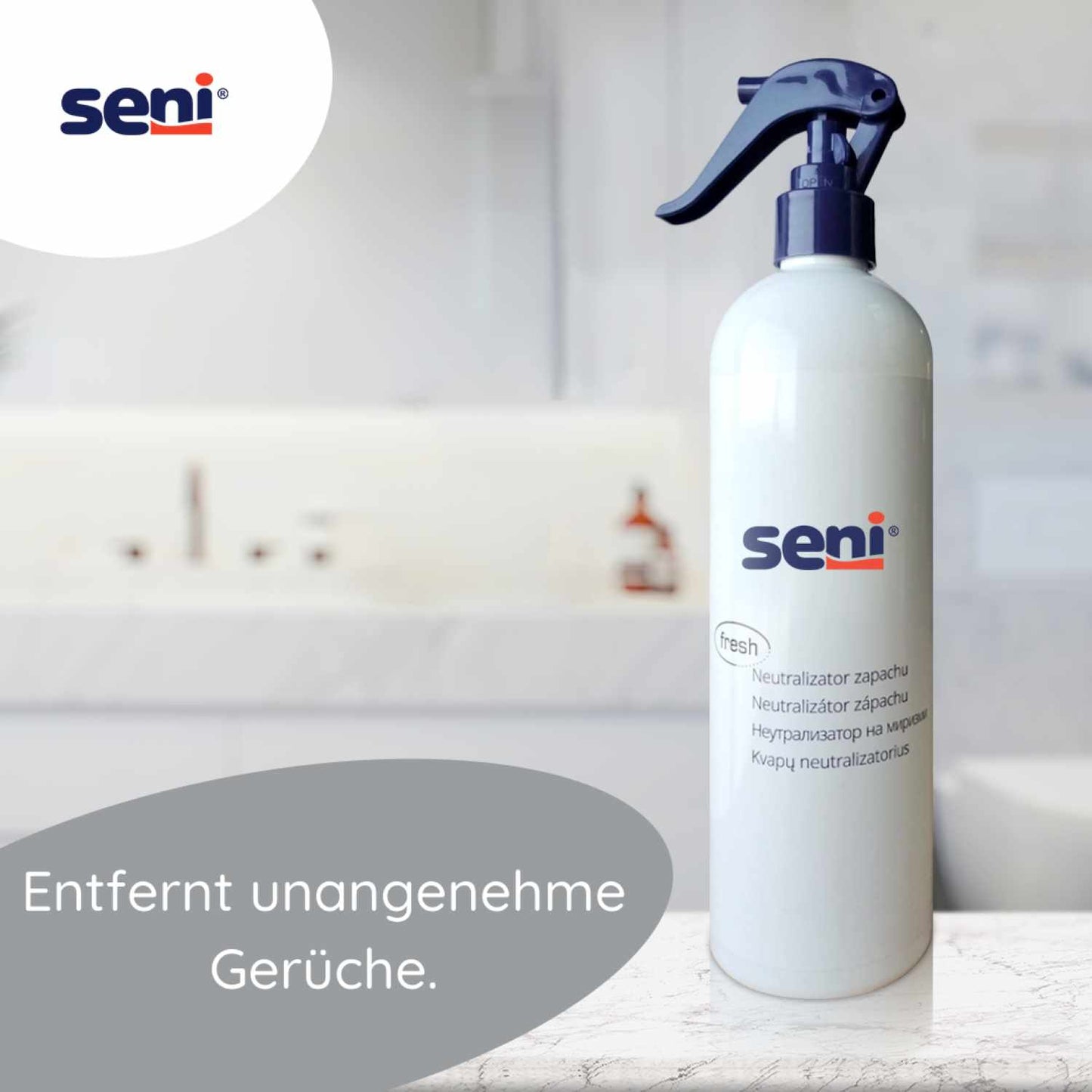 Seni fresh Geruchsneutralisator für Räume & Flächen - 500 ml Sprühflasche
