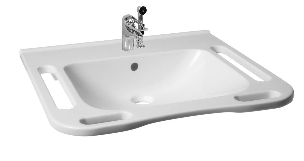 KIBOMED GTM602 - Waschbecken Senioren und Rollstuhlfahrer, 600x555 mm