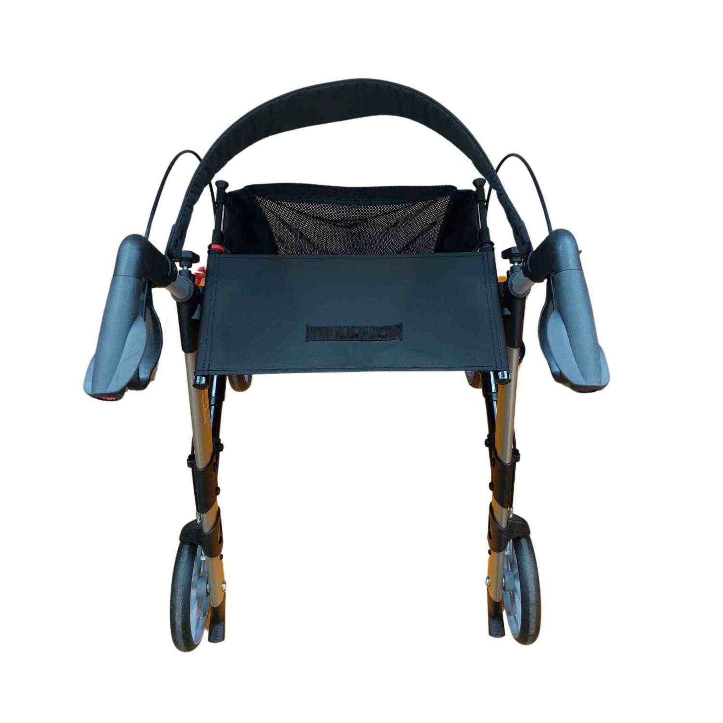 Rehasense Stylus M, Champagner – Leichtgewichtrollator inkl. Rückengurt | 6,3 kg, Gr. 135-170 cm (HMV: 10.50.04.1255)