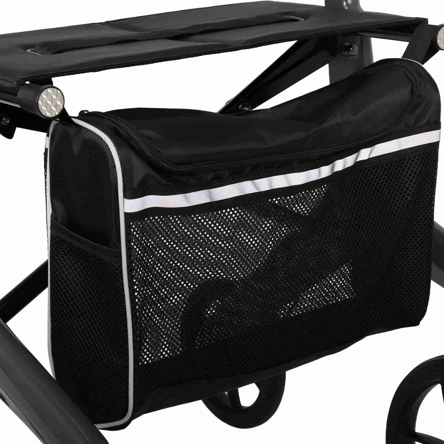 Drive Medical AeroWalk™ Carbon Rollator – Graphit Grau, Ultraleicht (4,6 kg), Faltbar & Stabil (HMV: 10.50.04.1281)