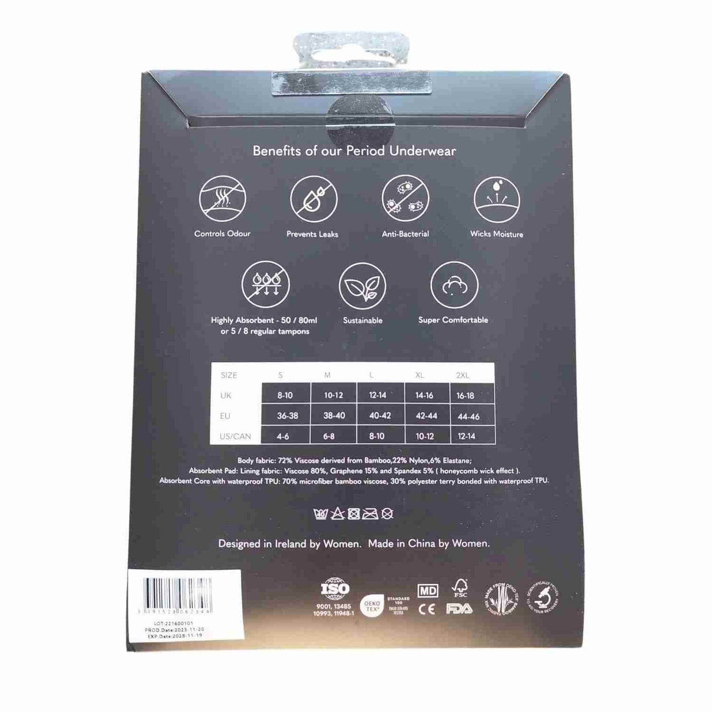 THEYA Periodenslip / Periodenunterwäsche – saugstark, bequem & nachhaltig bei mittelstarker Menstruation