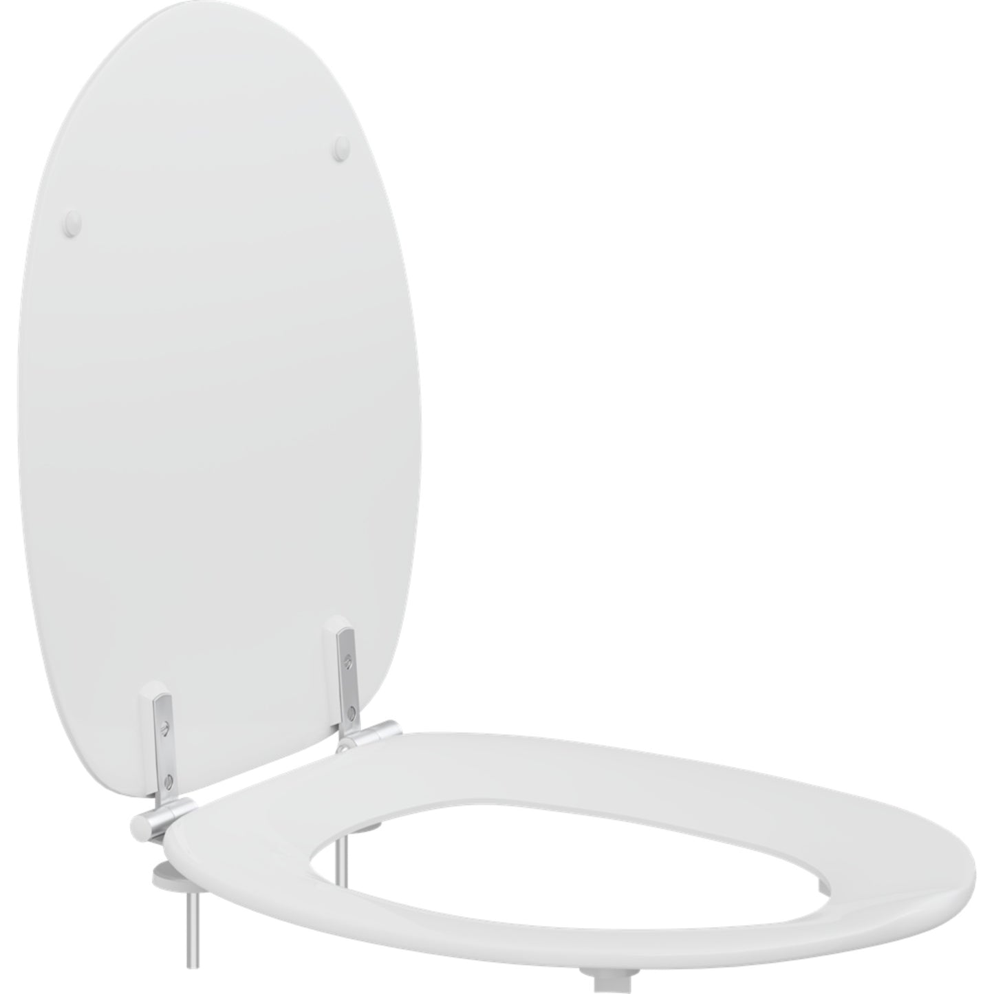 Pressalit Care WC-Sitz COLANI mit Deckel, stabilisierende Puffer - R36000-B83999