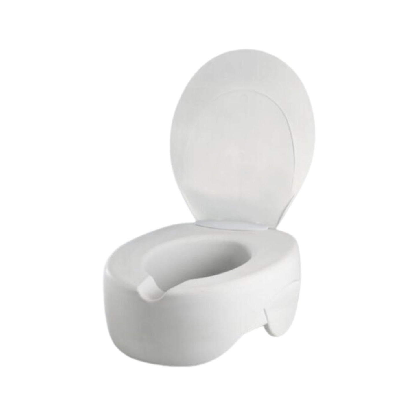 Komfort Schaumstoff Toilettensitzerhöhung mit Deckel (Rehosoft) - 11,5 cm