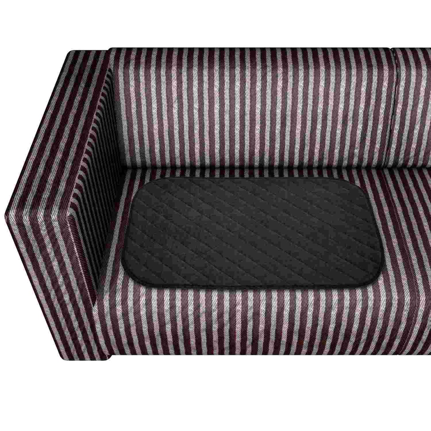 Suprima 3705 009, Inkontinenz-Sitzauflage XL (schwarz) für Sessel/Sofa mit Noppen - 40x80 cm