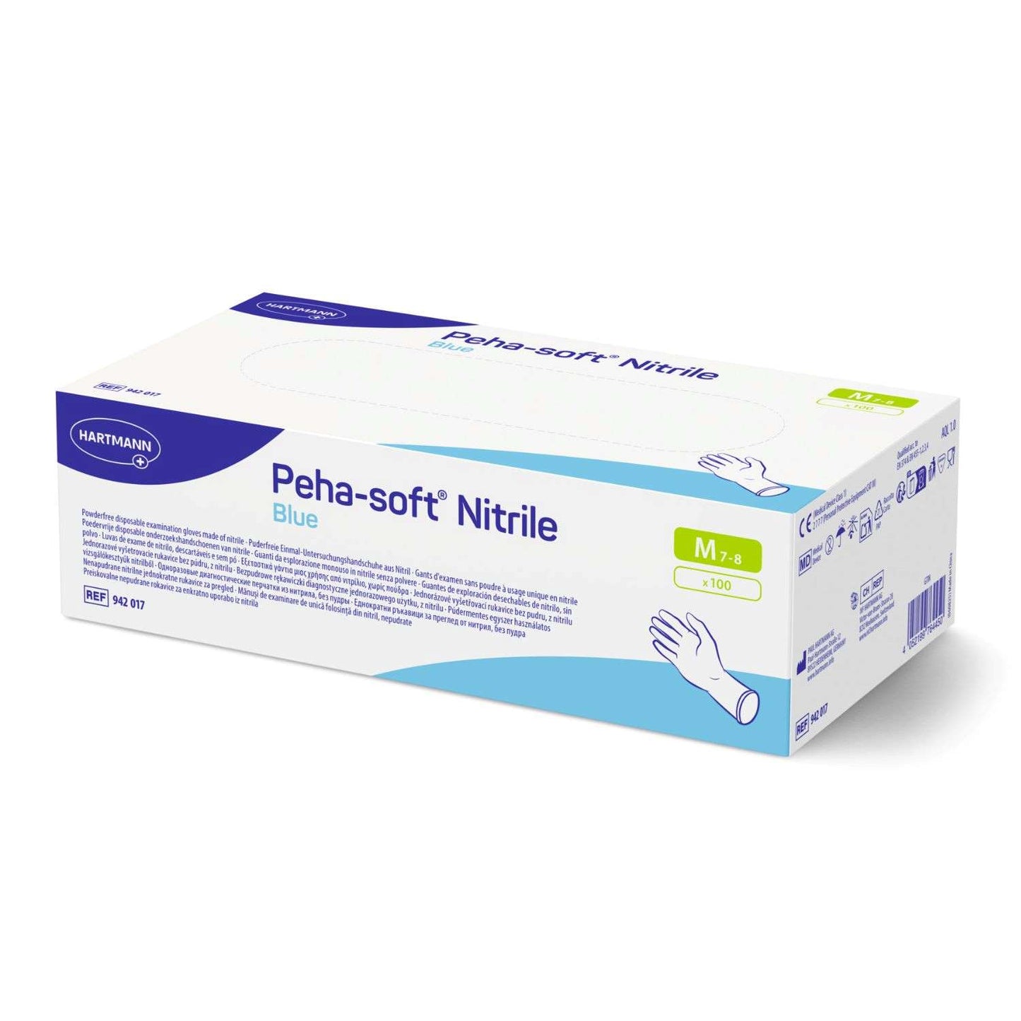 Peha-soft® Nitrile Blue Nitrilhandschuhe, puderfrei - Gr. S-XL