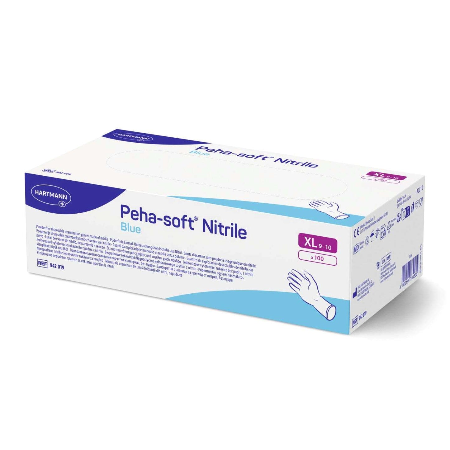 Peha-soft® Nitrile Blue Nitrilhandschuhe, puderfrei - Gr. S-XL