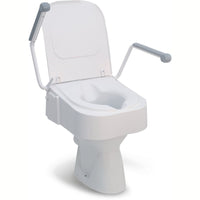 Drive Medical Toilettensitzerhöhung mit Armlehnen TSE 150 Plus, 3-fach höhenverstellbar (HMV: 33.40.01.3037)