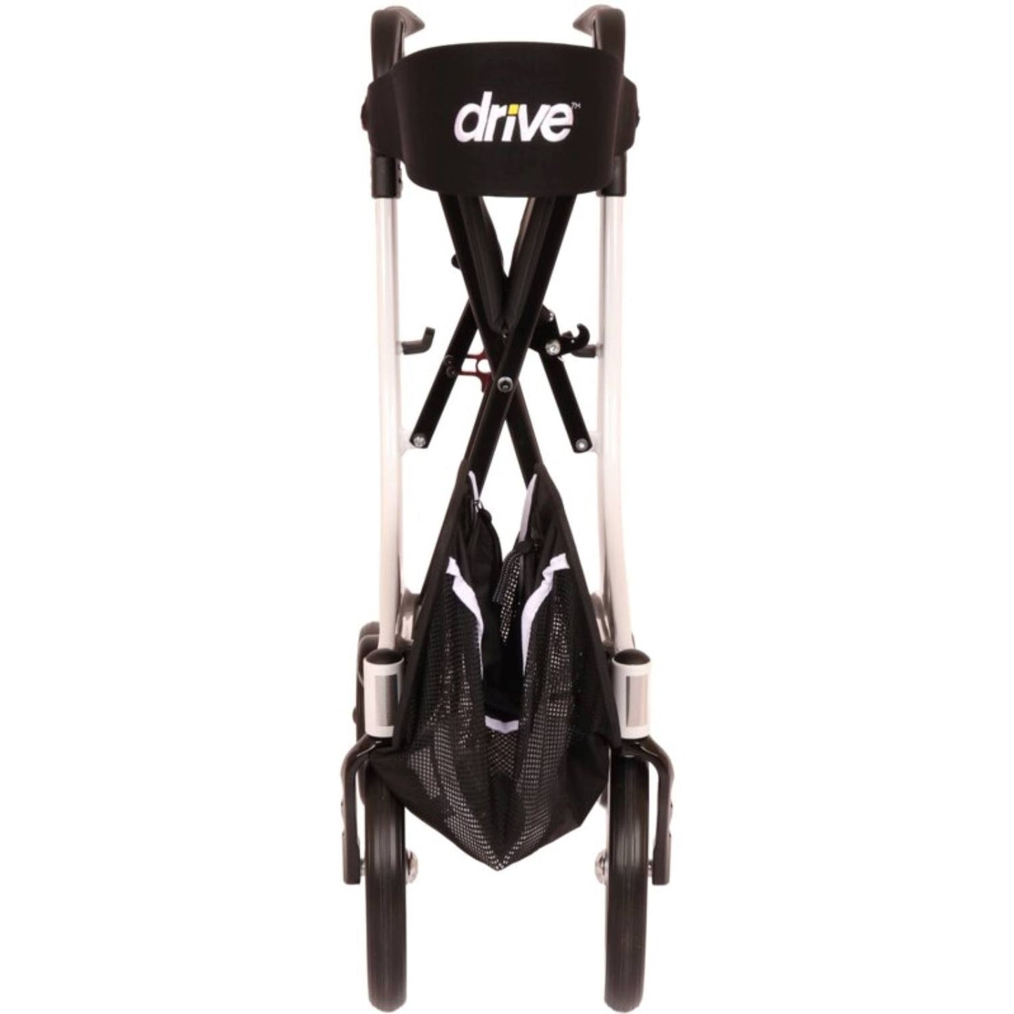 Drive Medical Premium Leichtgewicht-Rollator Nitro, gepolsterter Sitz - Gr. M, weiß