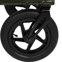 Drive Medical Torro Outdoor-Rollator – Tannengrün, PU- oder Luftbereifung, geländetauglich