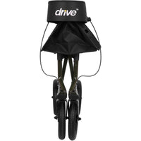 Drive Medical Torro Outdoor-Rollator – Tannengrün, PU- oder Luftbereifung, geländetauglich