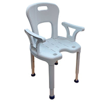 Drive Medical Duschhocker & Duschstuhl AiO (All-in-One) - Modulares Stecksystem