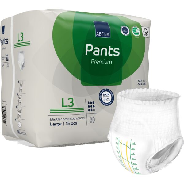 Abena Pants Premium L3 (ehem. Abri-Flex) - für schwere Inkontinenz (auch Nachts) - 2400 ml