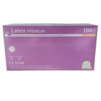 Medi-Inn Latex Premium, Einmalhandschuhe puderfrei, für Medizin und Pflege - Gr. S-XL
