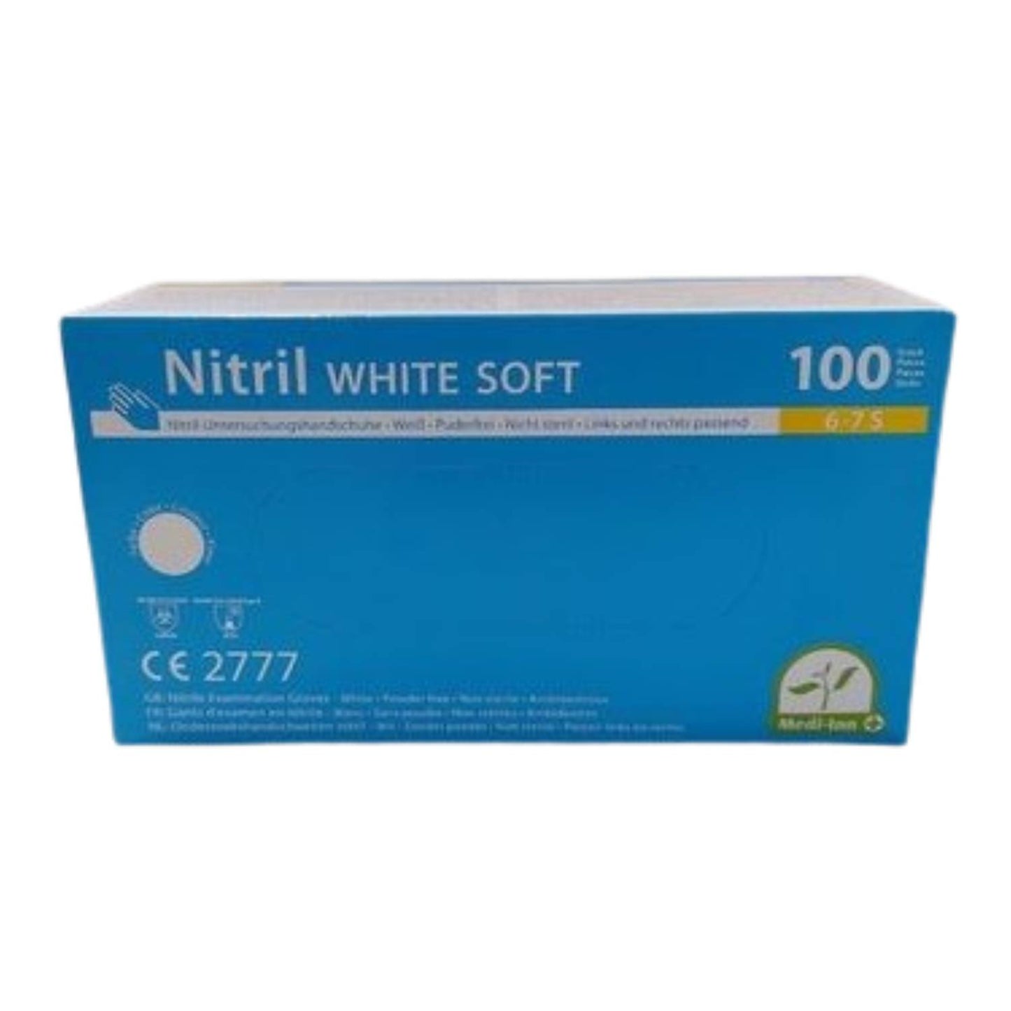 Medi-Inn Nitrilhandschuhe White Soft, puderfrei, latexfrei - Gr. S-XL