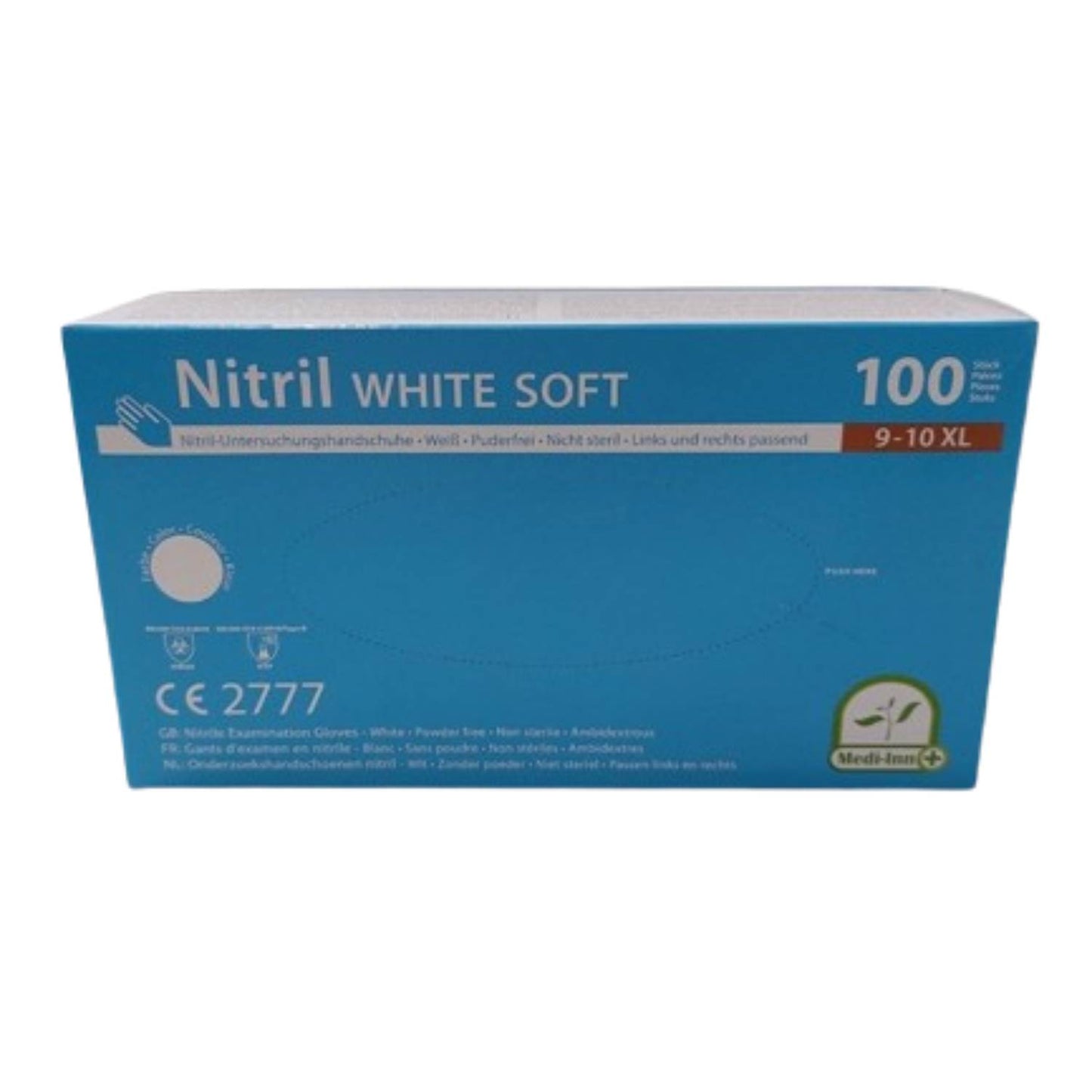 Medi-Inn Nitrilhandschuhe White Soft, puderfrei, latexfrei - Gr. S-XL