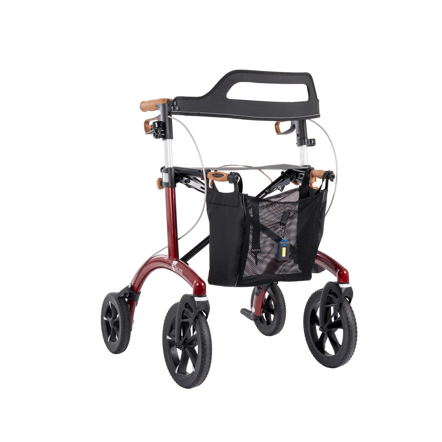 Saljol Allround Rollator AR62 Leichtgewicht mit Vollausstattung - (HMV: 10.50.04.1261) / Sitzhöhe 62 cm