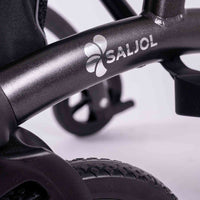 Saljol Allround Rollator AR62 Leichtgewicht mit Vollausstattung - (HMV: 10.50.04.1261) / Sitzhöhe 62 cm