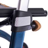 Saljol Carbon Rollator CR62 mit Schleifbremse für sicheres Bergabgehen - Vollausstattung (HMV: 10.50.04.1260) / Sitzhöhe 62 cm