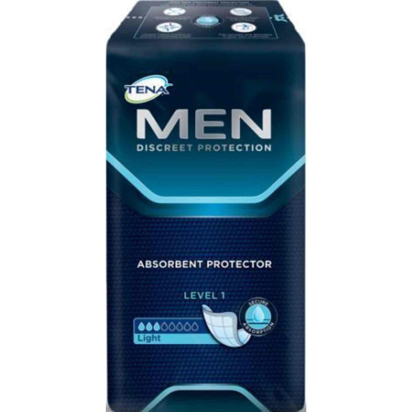 Tena Men Active Fit Level 1, Einlage bei leichtem Harnverlust - ca. 160 ml