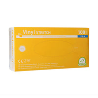 Medi-Inn Vinyl Stretch, Einmalhandschuhe puderfrei, latexfrei - Gr. S-XL