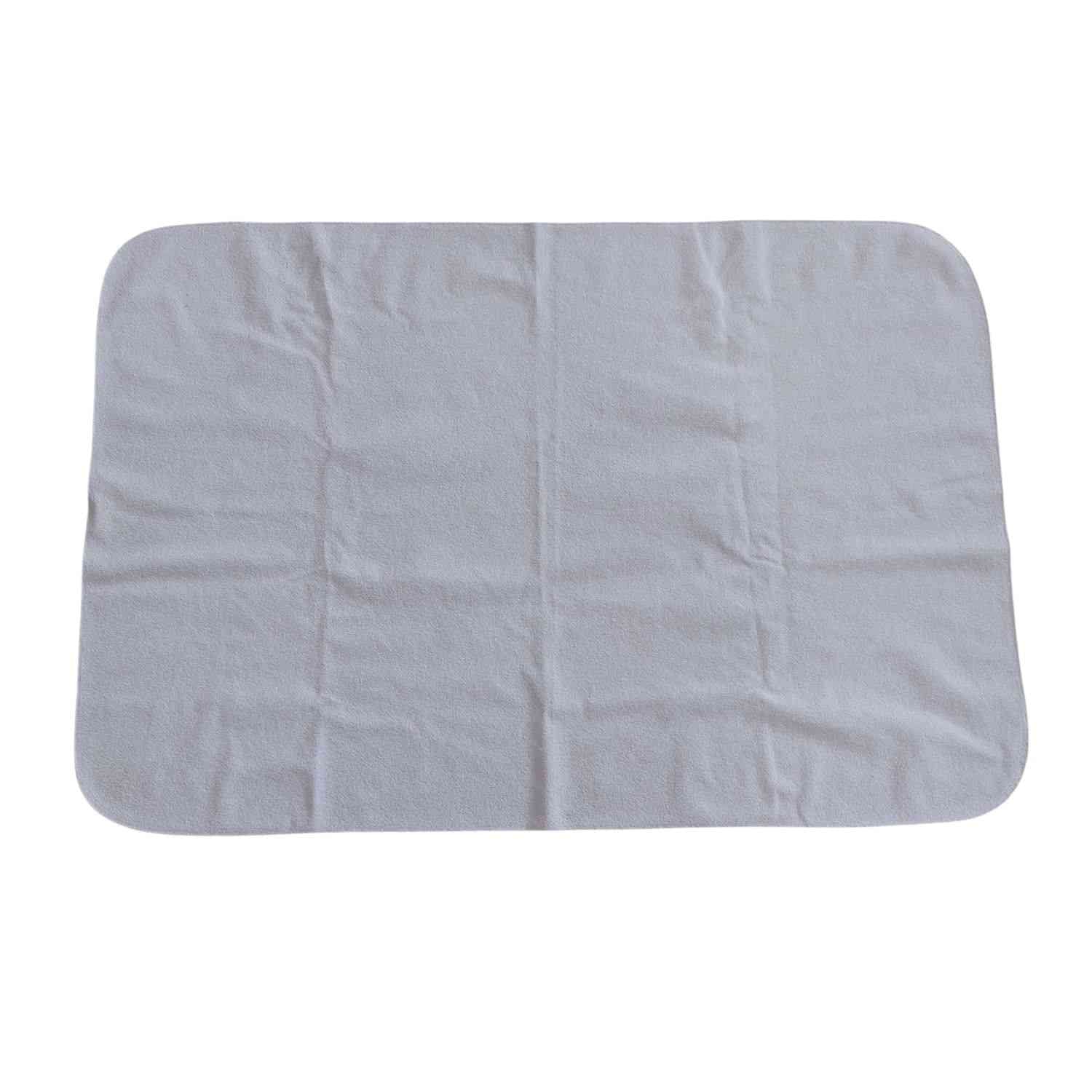 Medi-Inn Bettschutzauflage Frottee mit PU-Membran, weiß - 75x100 cm