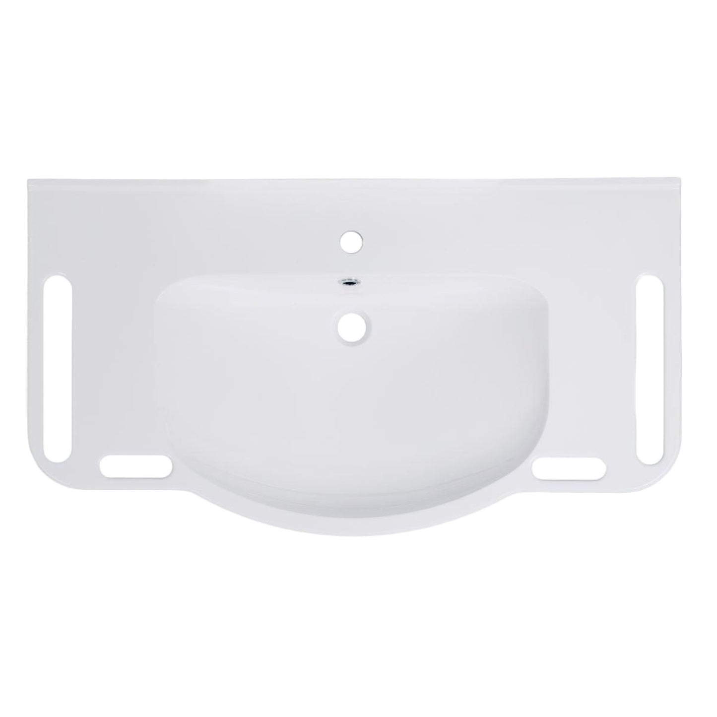 KIBOMED GTM1002 - großes behindertengerechtes Waschbecken Senioren, 1000x555 mm