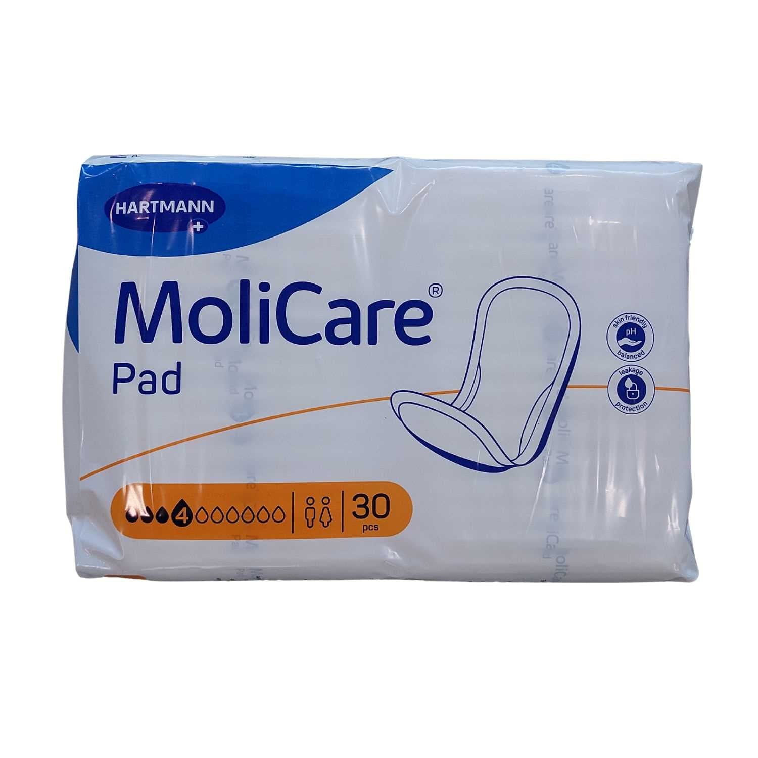 Hartmann Molicare Pad 4 Tropfen, Inkontinenzeinlagen (Unisex) - 865 ml (HMV: 15.25.30.5100)
