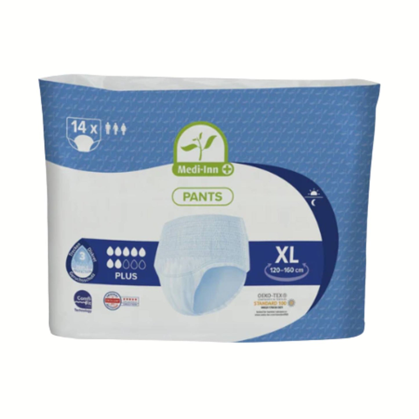 Medi-Inn Pants PLUS - diskreter Schutz bei mittlerer Saugstärke - 1500 ml, Gr. M-XL