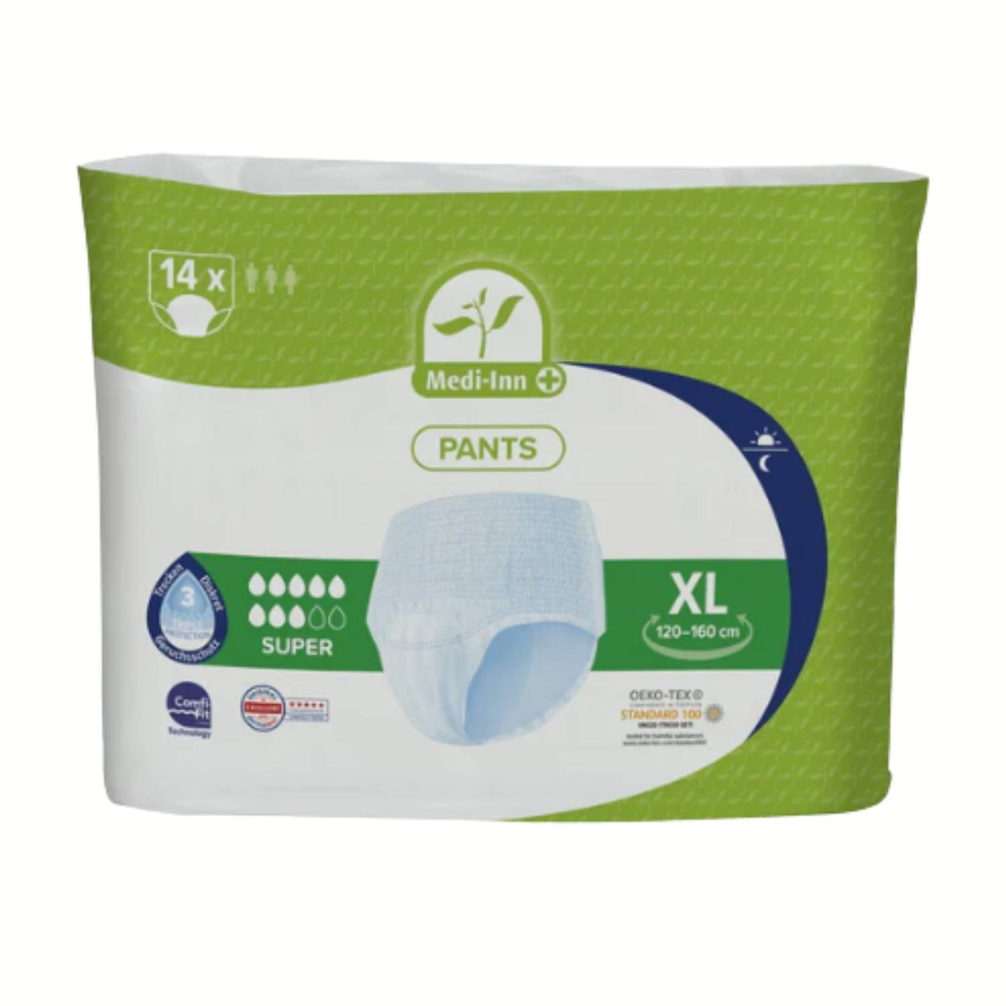 Medi-Inn Pants SUPER - diskreter Schutz bei hoher Saugstärke - 1900 ml, Gr. S-XL