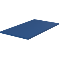 Pressalit Care Matratze für Wickeltisch mit Waschbecken, 760x1350x30 mm - weiß o marineblau R8705000 / R8705378