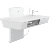 Pressalit Care Wickeltisch inkl. Waschbecken & Handbrause, bis Bodennähe! 1800 mm, 75 kg Last - R8685000