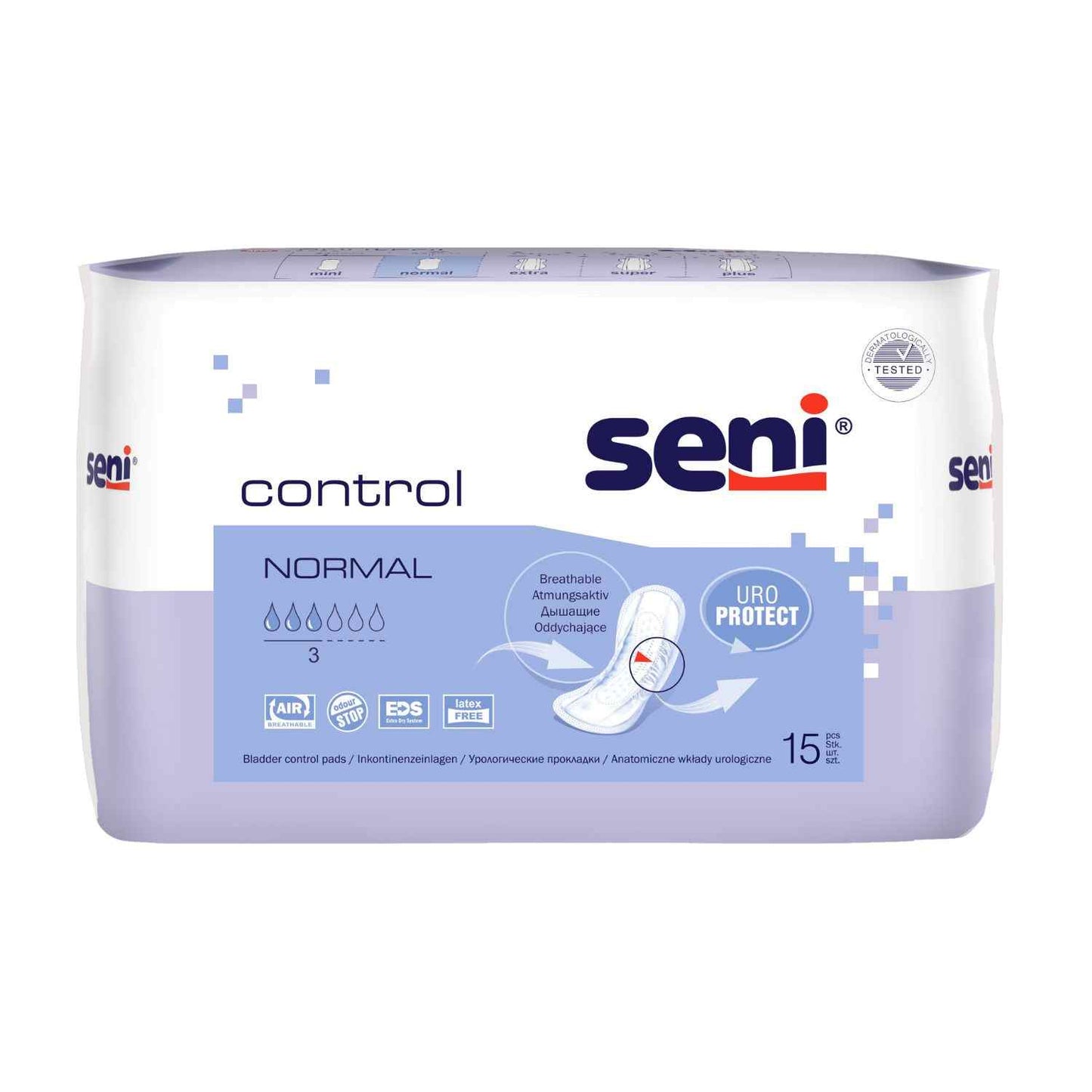 Seni Control Normal - Einlagen bei leichter Inkontinenz (Unisex), 360 ml