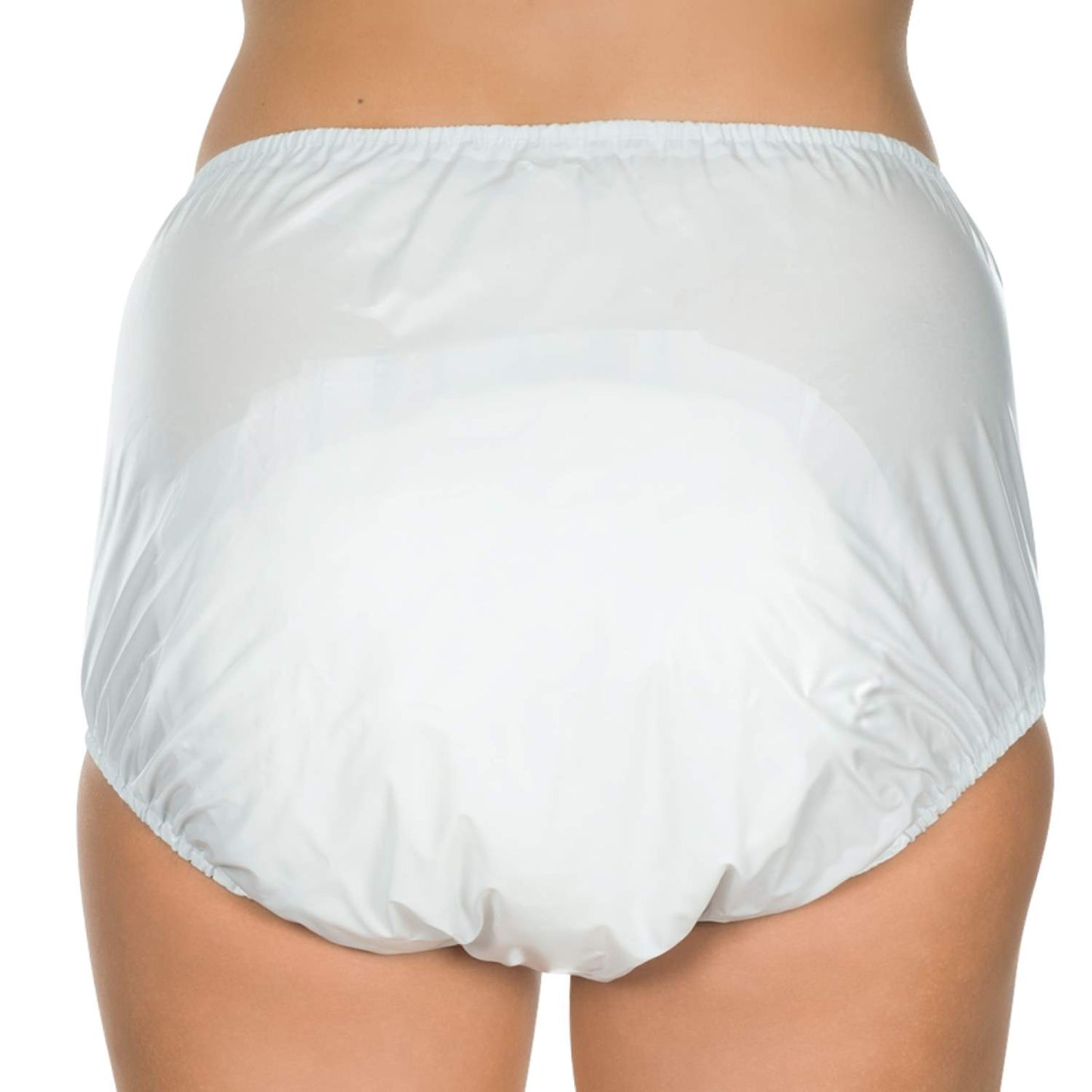 Suprima Inkontinenz-Slip 1201 001, PVC-Slip knöpfbar, unisex - weiß, Gr. 34-60