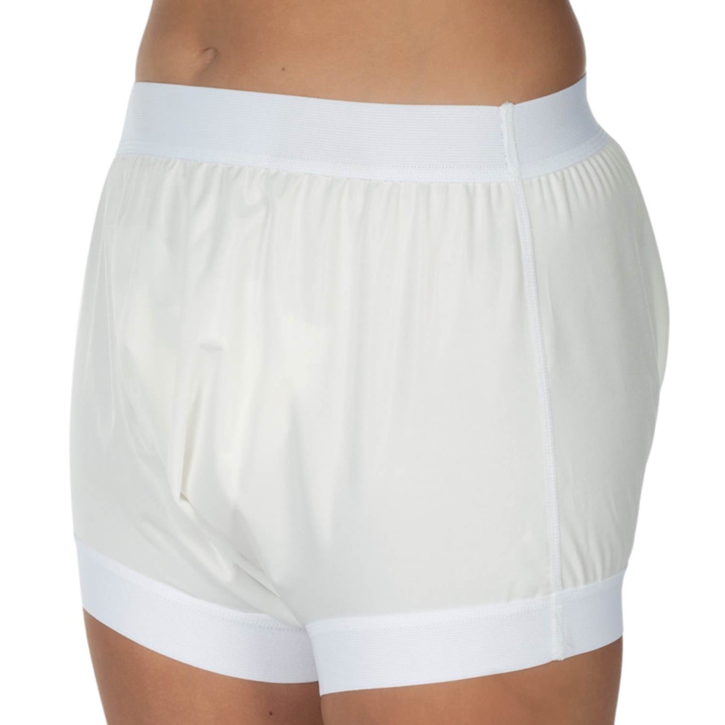 Suprima Inkontinenz-Slip 1217 001, PU-Slip Schlupfform, breiter Schritt, unisex - weiß, Gr. 34-60