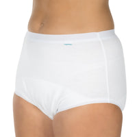 Suprima Inkontinenz-Slip 1245 001, Baumwoll-Slip Schlupfform, unisex - weiß, Gr. 34-60