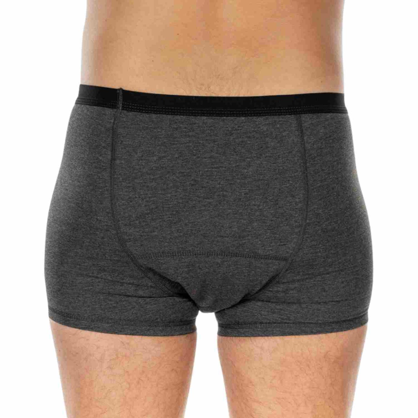 Suprima Inkontinenz-Slip 1263 012, bodyguard Nr. 6, modische Boxershorts für Herren - anthrazit