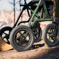 Drive Medical Torro Outdoor-Rollator – Capriblau, PU- oder Luftbereifung, geländetauglich